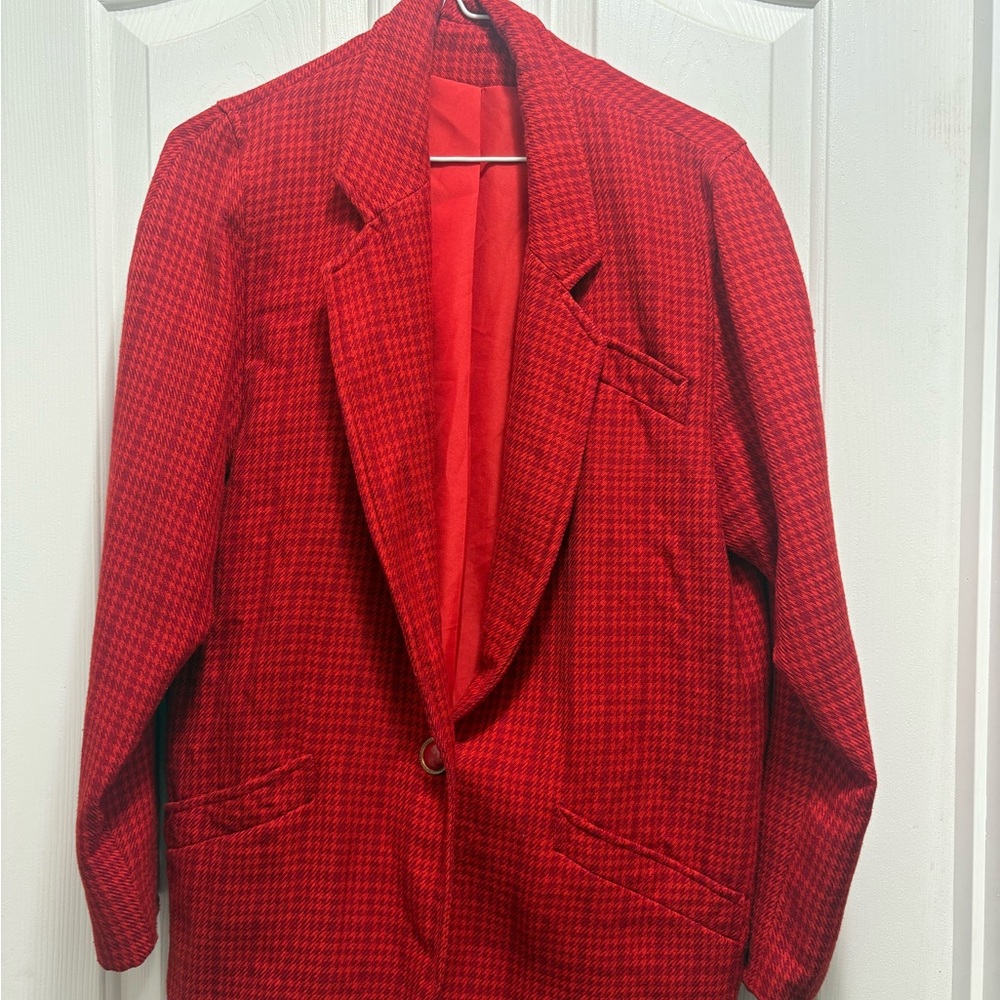 Stylish Red Blazer